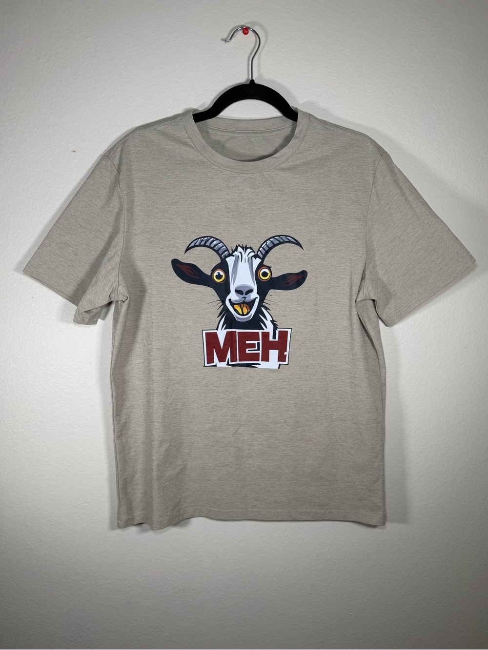 NWOT Graphic Goat Meh Short Sleeve Tshirt Comfy Casual Humor Funny Animals